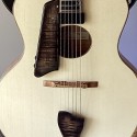 17 inch Lefty Jazz guitar with double top