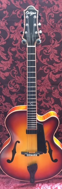 Maple and European Spruce, acoustic jazz guitar